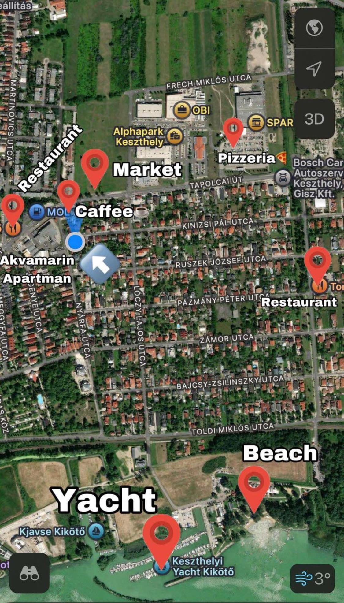 Akvamarin Apartman Keszthely Bagian luar foto